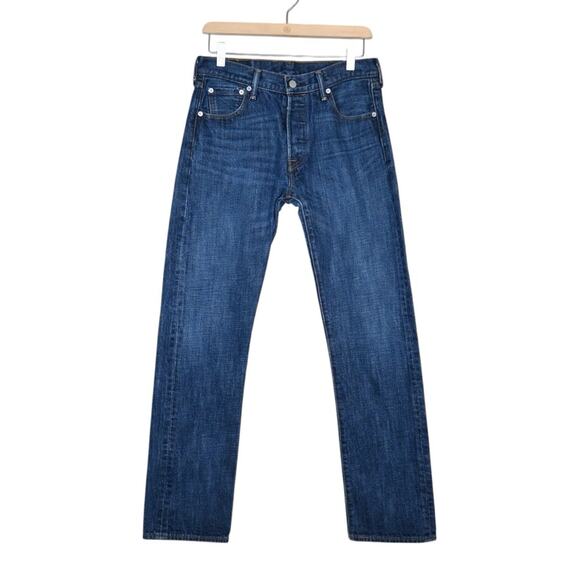 Levi's Men's 501 Button Fly Straight Leg Jeans 30x32 - Picture 1 of 11